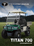 Tara Titan 700 Lithium Battery 2 Seats Electric Golf Utility Cart