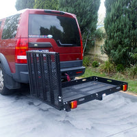 Dailymoving SC500XL TowBar Golf Scooter  Mobility Scooter Power Wheelchair Carrier Rack With Loading Ramp