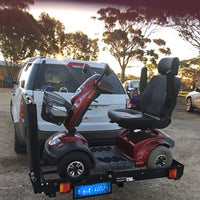 Dailymoving SC500XL TowBar Golf Scooter  Mobility Scooter Power Wheelchair Carrier Rack With Loading Ramp