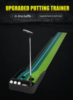 PGM GOLF Mini  Putting Mat Automatic Ball Return Trainer TL004