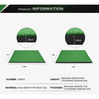 PGM GOLF 1.25 Mx1 M Driving Range Practice Hitting Mat DJD0021