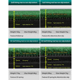 PGM Golf Driving Range Commercial 3D Hitting Mat 1.5M x 1.5M Spring Base 30KG DJD007