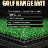 PGM Golf Driving Range Commercial 3D Hitting Mat 1.5M x 1.5M Spring Base 30KG DJD007