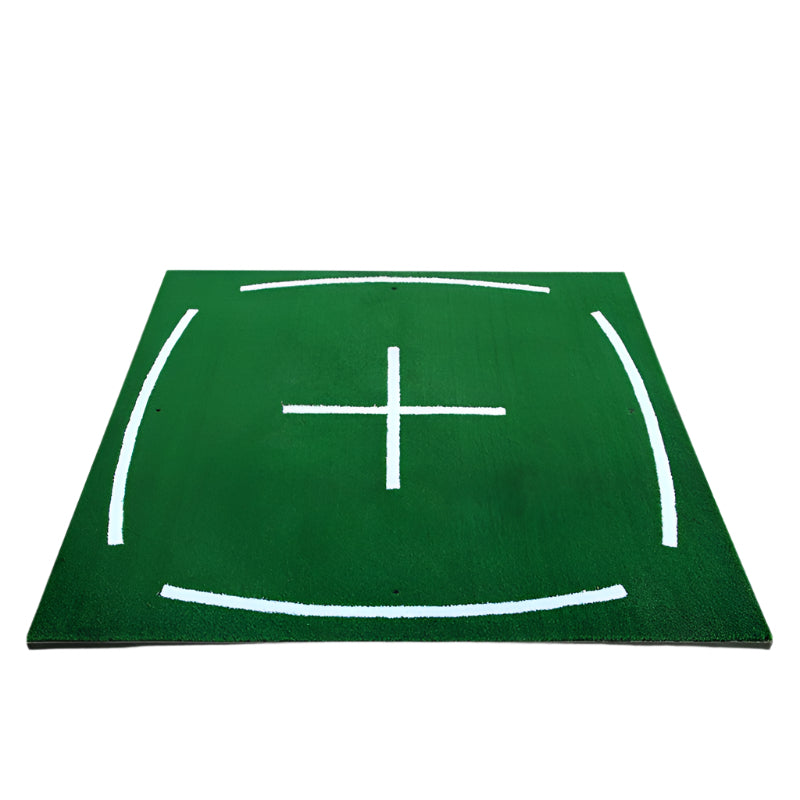 PGM Golf 1.5m x 1.5m Guid Line Driving Range Practice Hitting Mat (DJD042) for learning golf in Australia
