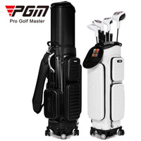 PGM GOLF Four Spinner Wheels Hard Shell Retractable Travel Cart Bag QB142