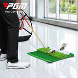 PGM GOLF Portable training Practice Hitting Mat with ball tray DJD034