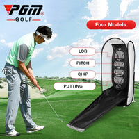 PGM GOLF Practice Chipping Net with Ball Return Track LXW017 