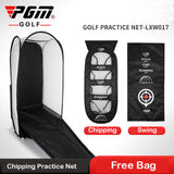 PGM GOLF Practice Chipping Net with Ball Return Track LXW017 