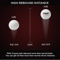 PGM GOLF Three Layers Professional Competition Soft Ball 48 Balls Q017