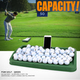 PGM GOLF Driving Range Ball Tray Service Box With Phone Stand QK005